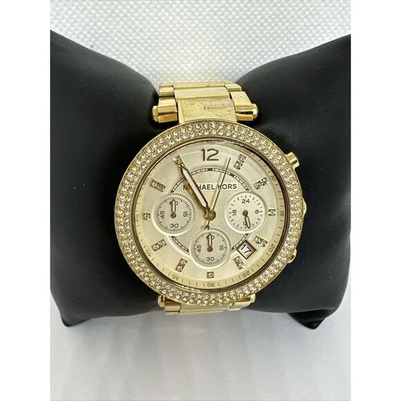 Michael Kors Parker MK5354 Women\'s Gold Stainless Steel Analog Dial Watch NUL2 main image 11